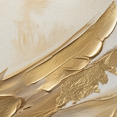 Dettaglio macro delle pennellate impasto in acrilico sulla tela, texture in rilievo e finitura artigianale di alta qualità.