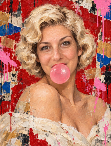 Quadro da foto come leggenda – la cliente come Marilyn Monroe