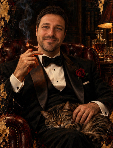 Quadro da foto come leggenda – il cliente come Don Corleone