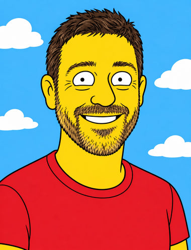 Quadro da foto come leggenda – il cliente come Homer Simpson