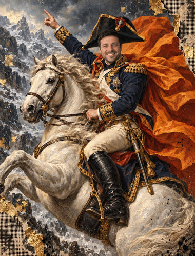 Quadro da foto come leggenda – il cliente come Napoleone