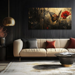 Quadro di farfalle Poppy dream - 100% originale dipinto ad acrilico - immagine 4