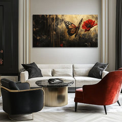 Quadro di farfalle Poppy dream - 100% originale dipinto ad acrilico - immagine 3