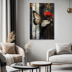 Quadro di farfalle Sorpresa - 100% originale dipinto ad acrilico - immagine 5