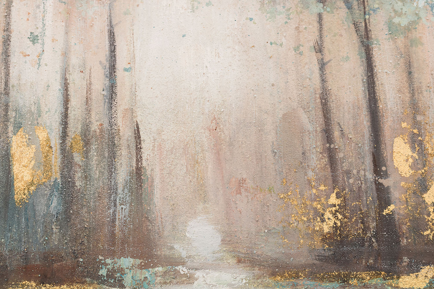 Quadro dipinto a mano Alberi 80x120 cm