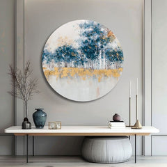 Quadro dipinto a tutto tondo Il sussurro della foresta