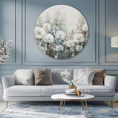 Quadro dipinto rotondo Sinfonia di primavera
