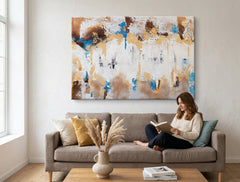 Quadro murale dipinto ABSTRAKT 1 parte - immagine 3
