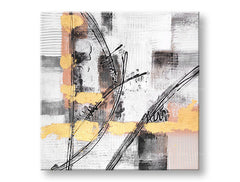 Quadro dipinto a mano per parete ASTRATTO 60x60 cm – prospettiva 3D della tela su telaio in legno | 100% originale | acrilico su tela ARTMIE | Papilora.sk