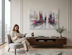 Quadro murale dipinto ABSTRAKT 1 parte - immagine 3