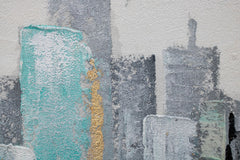 Quadro murale dipinto CITY 1 parte