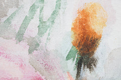 Quadro dipinto a mano per parete FIORI 70x70 cm – prospettiva 3D della tela su telaio in legno | 100% originale | acrilico su tela ARTMIE | Papilora.sk