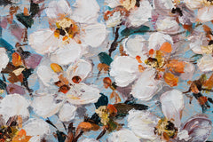 Quadro dipinto a mano per parete FIORI 60x70 cm – prospettiva 3D su telaio in legno | 100% originale | acrilico su tela ARTMIE | Papilora.sk