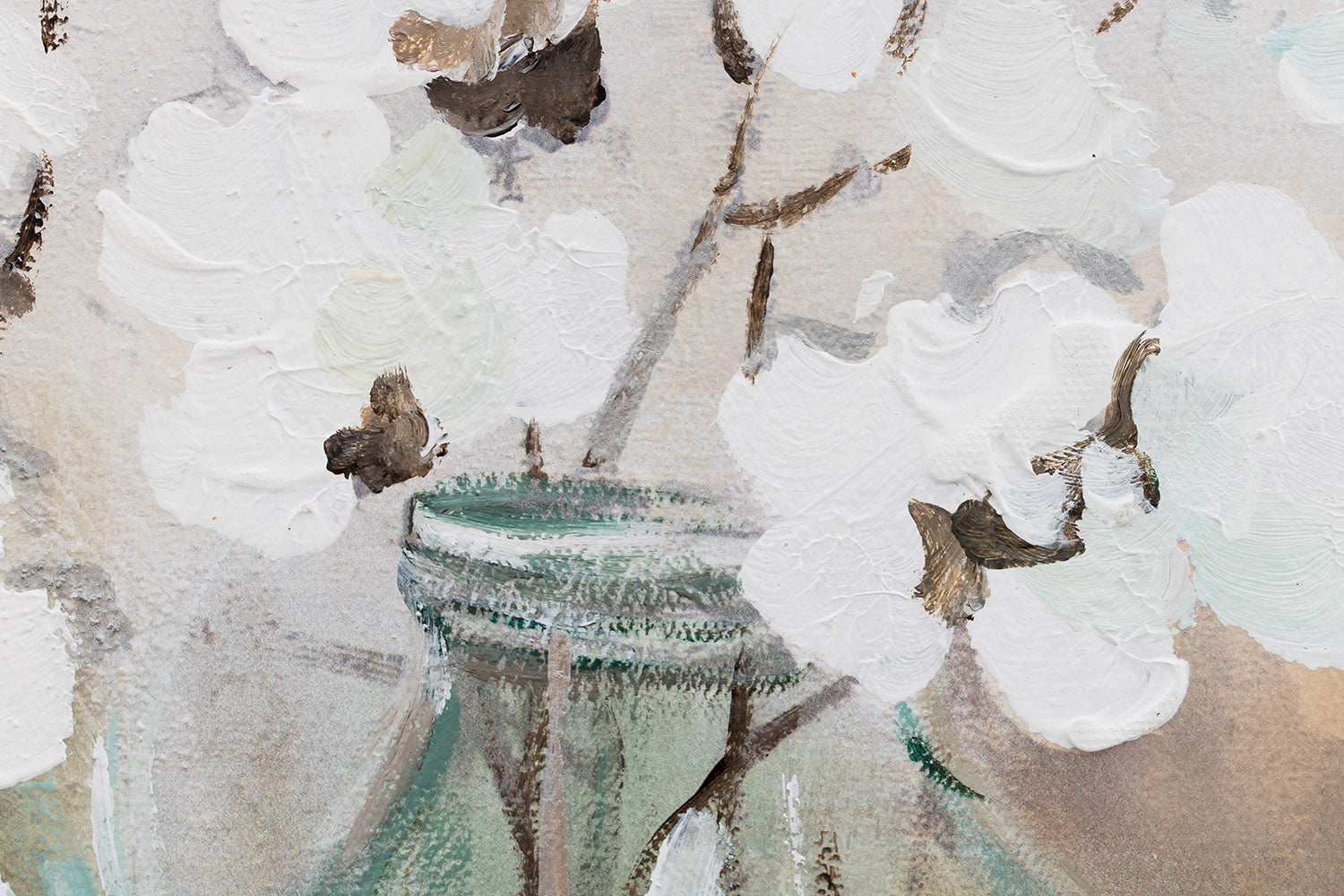 Quadro murale dipinto FIORI 1 parte - immagine 5