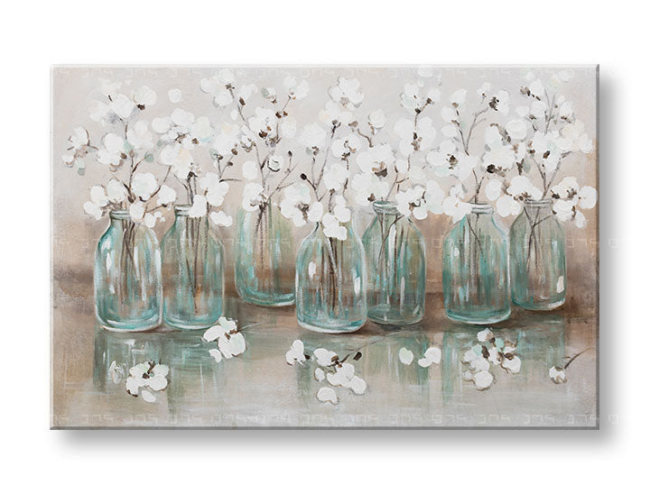 Quadro murale dipinto FIORI 1 parte - immagine 3