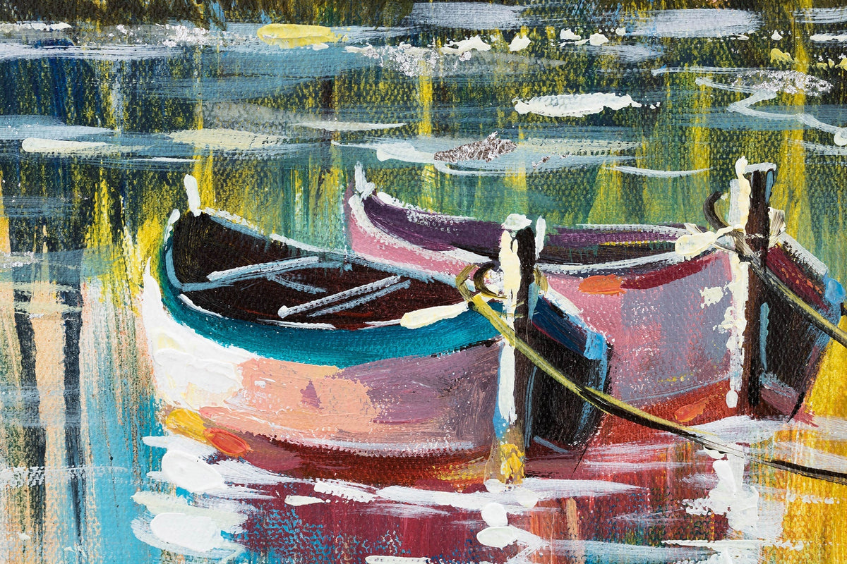 Quadro murale dipinto LANDSCAPE 1 parte CFALN013 - 60x60 cm