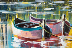 Quadro murale dipinto LANDSCAPE 1 parte CFALN013 - 60x60 cm