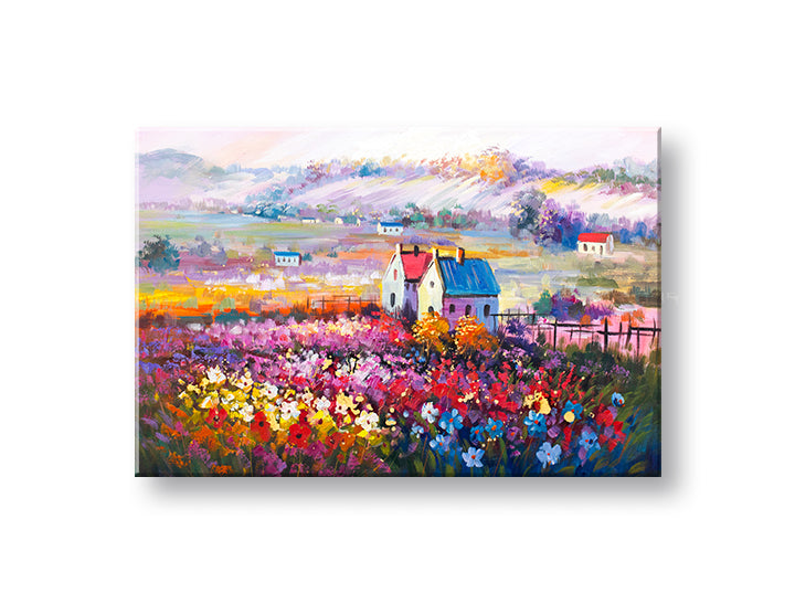 Quadro murale dipinto LANDSCAPE 1 parte - immagine 7