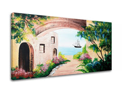 Quadro murale dipinto LANDSCAPE 1 parte - immagine 4