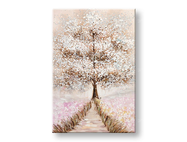 Quadro dipinto a mano per parete ALBERO 60x90 cm – prospettiva 3D su telaio in legno | 100% originale | acrilico su tela ARTMIE | Papilora.sk