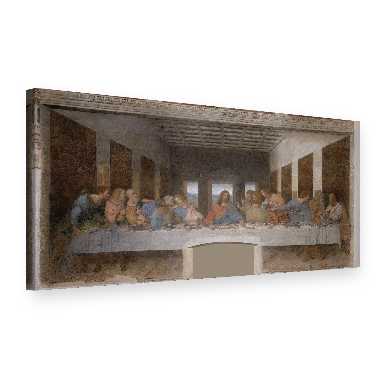 Quadro su tela L'Ultima Cena – Leonardo da Vinci, vista 3D