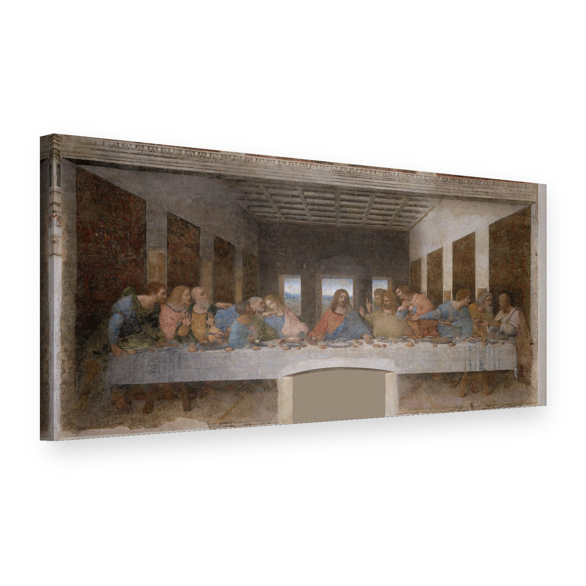 Quadro su tela L'Ultima Cena – Leonardo da Vinci, vista 3D