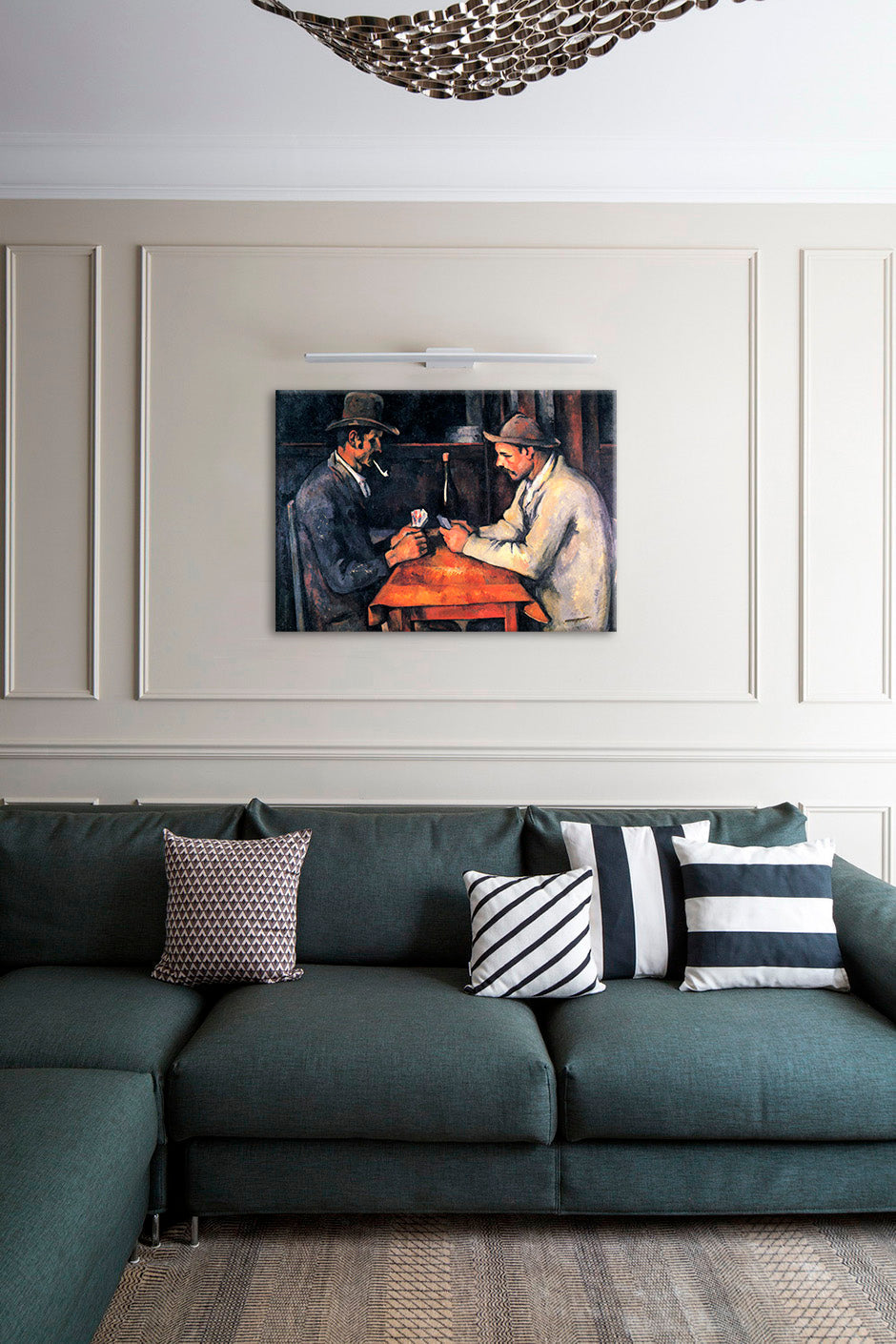 Quadro su tela Paul Cézanne - Giocatori di carte