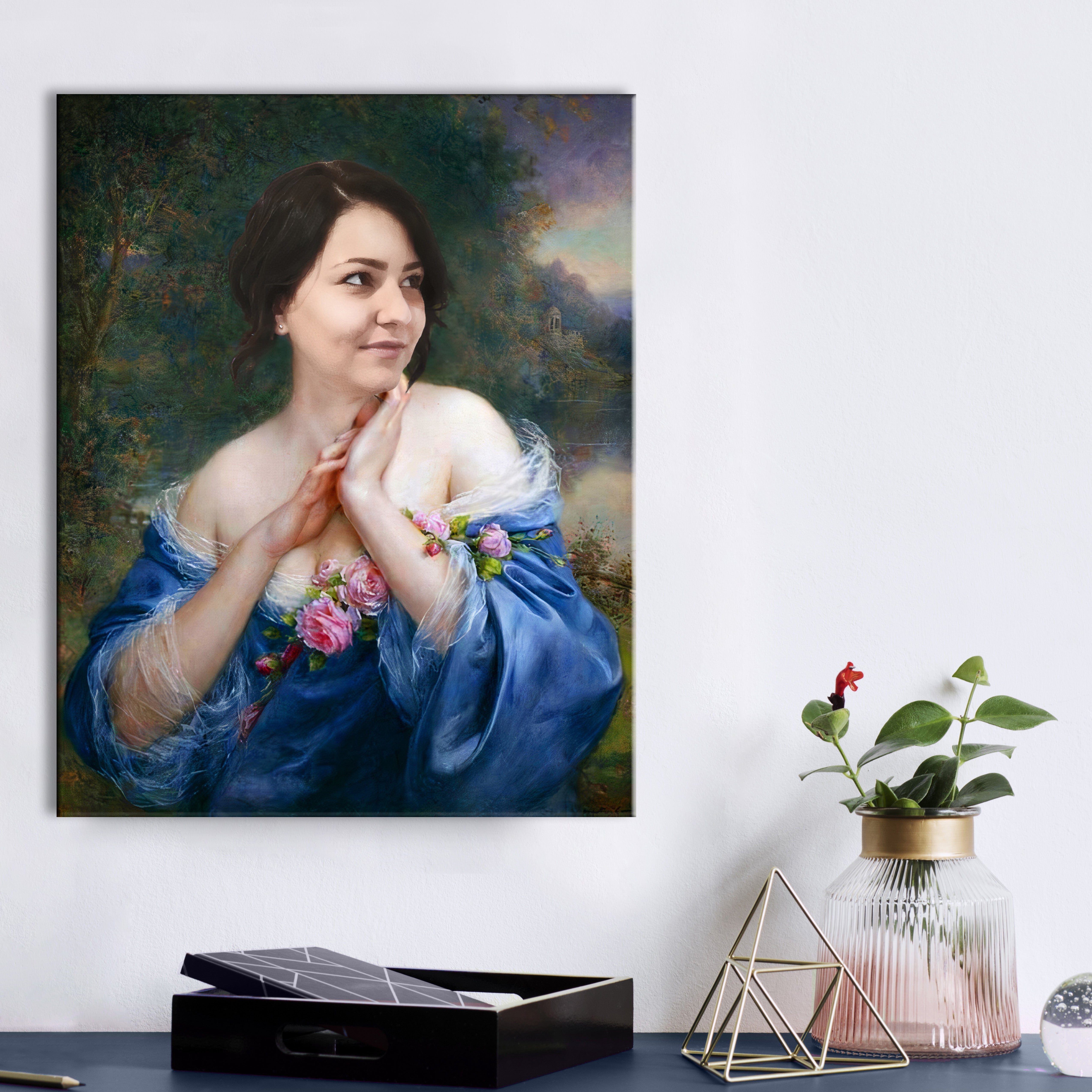 Regalo per le donne: un quadro storico da una foto