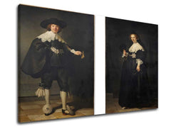 Rembrandt - Ritratti di Marten Soolmans e Oopjen Coppit