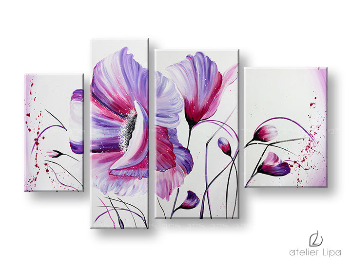 Riproduzione d'autore su tela FIORI