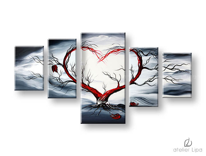 Riproduzione d'autore su tela LOVE