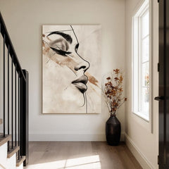 Ritratto di donna in beige - immagine 3