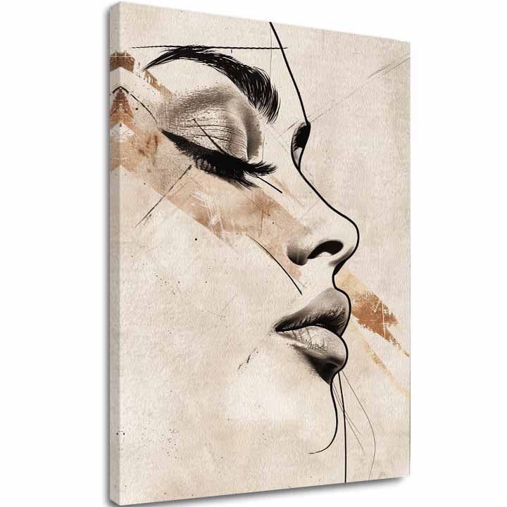 Ritratto di donna in beige - immagine 2