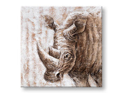 Pittura murale dipinta NOSOROŽEC 1 parte CFAAN016 - 70x70 cm