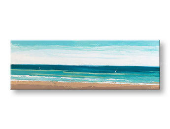 Quadro murale dipinto MORE 1 parte CFABC009 - 150x50 cm
