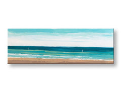 Quadro murale dipinto MORE 1 parte CFABC009 - 150x50 cm