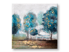 Pittura murale dipinta TREES 1 parte CFATR014 - 60x60 cm