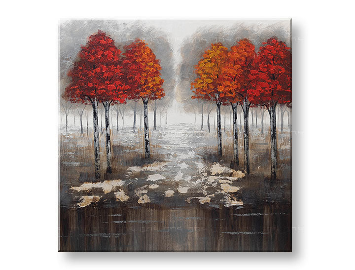 Quadro murale dipinto TREES 1 parte - immagine 7