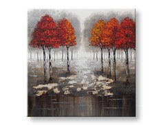Quadro murale dipinto TREES 1 parte - immagine 7