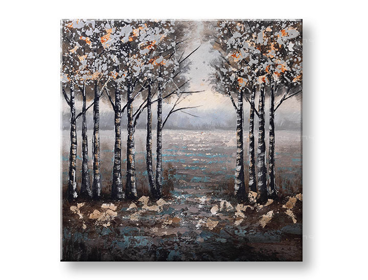 Quadro murale dipinto TREES 1 parte - immagine 7