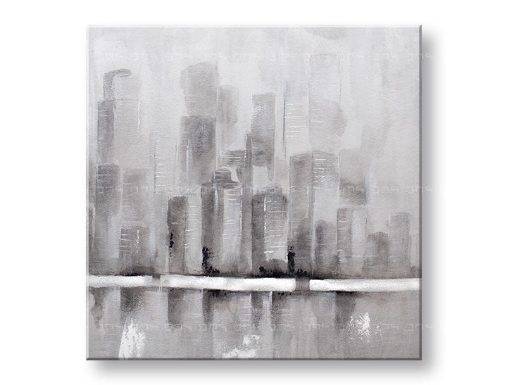 Quadro murale dipinto CITY 1 parte - immagine 4