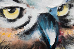 Quadro murale dipinto Gufo 1 parte