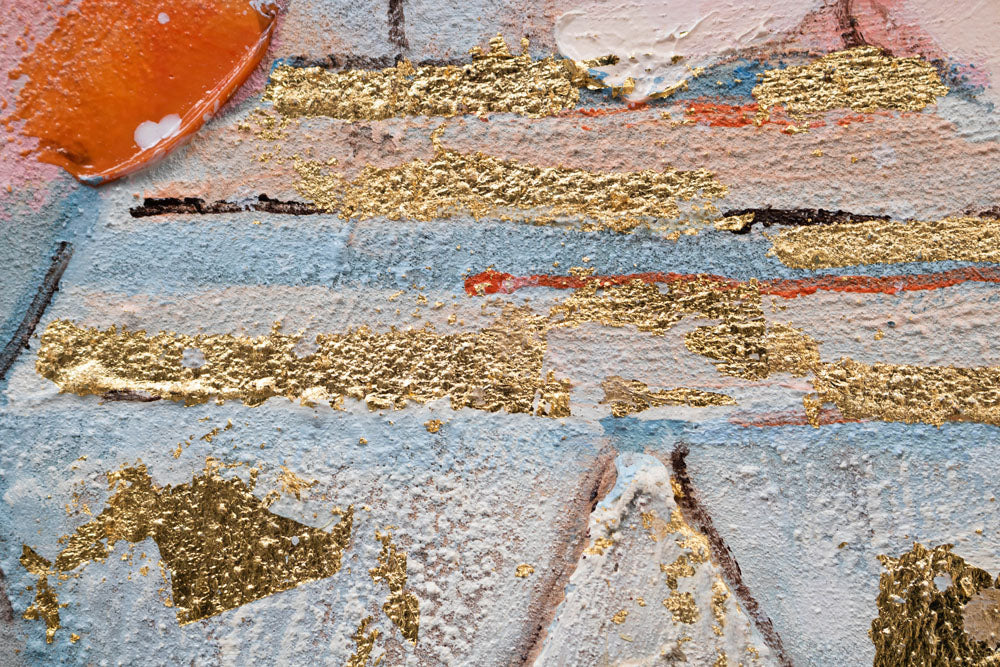 Quadro murale dipinto FIORI IN VASO 1 pezzo - immagine 6