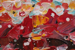 Quadro murale dipinto FIORI 1 parte