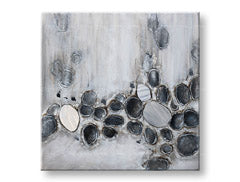 Quadro murale dipinto ABSTRAKT 1 parte CWFAB023 - 100x100 cm