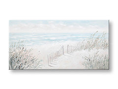 Quadro murale dipinto LANDSCAPE 1 parte CWFBC027 - 140x70 cm