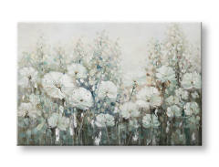 Quadro murale dipinto FIORI 1 parte CWFFL084 - 120x80 cm