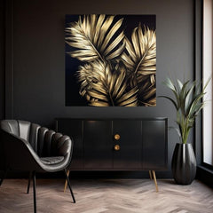 Tocco d'oro su tela Eleganza senza tempo