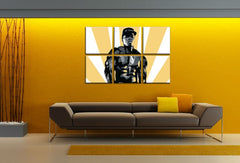 Quadro POP Art dipinto a mano 50 centesimi 6 pezzi 50 centesimi