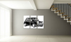 Quadro POP Art dipinto a mano MINI COOPER | varie dimensioni